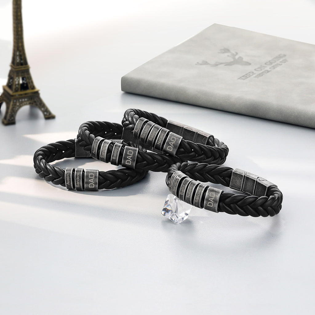Custom Leather Bracelet
