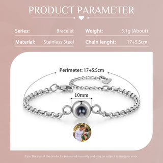 Custom Photo Projection Bracelet