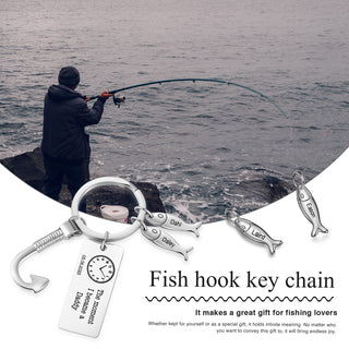 Custom Stainelss Steel Keychain with Fish