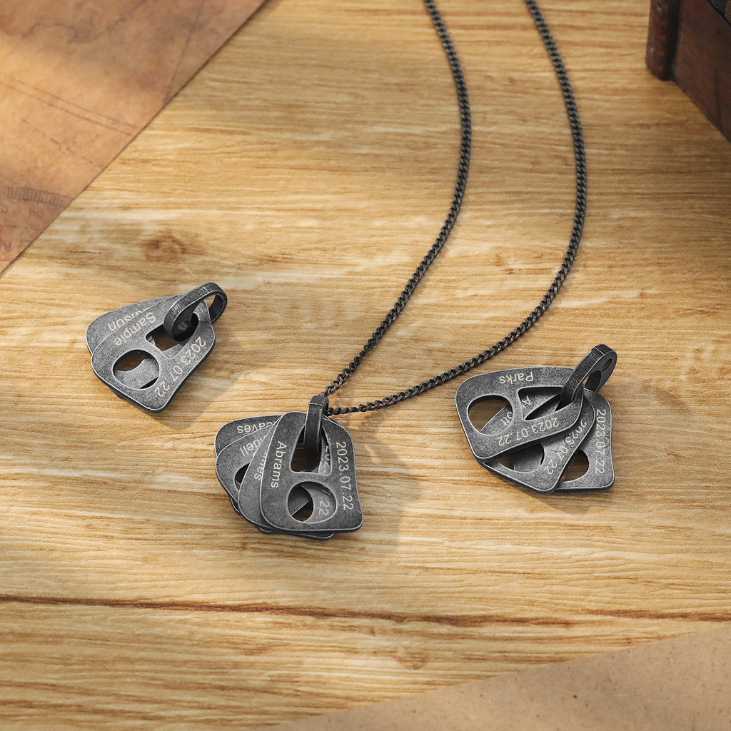 TO MY DAD-Necklace with Personalized Pendant