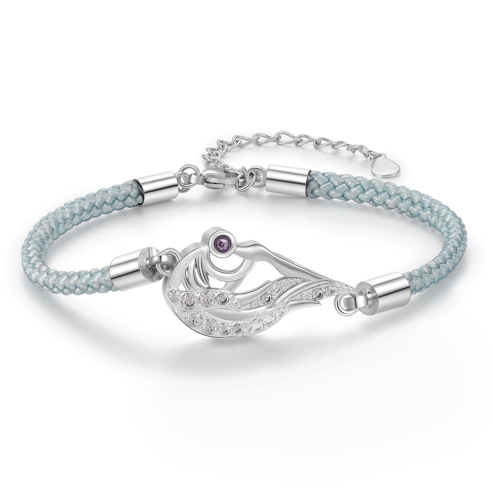 Custom Heart Coupple Bracelet
