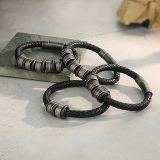 Custom Men Leather Bracelet