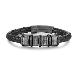 Custom Men Leather Bracelet