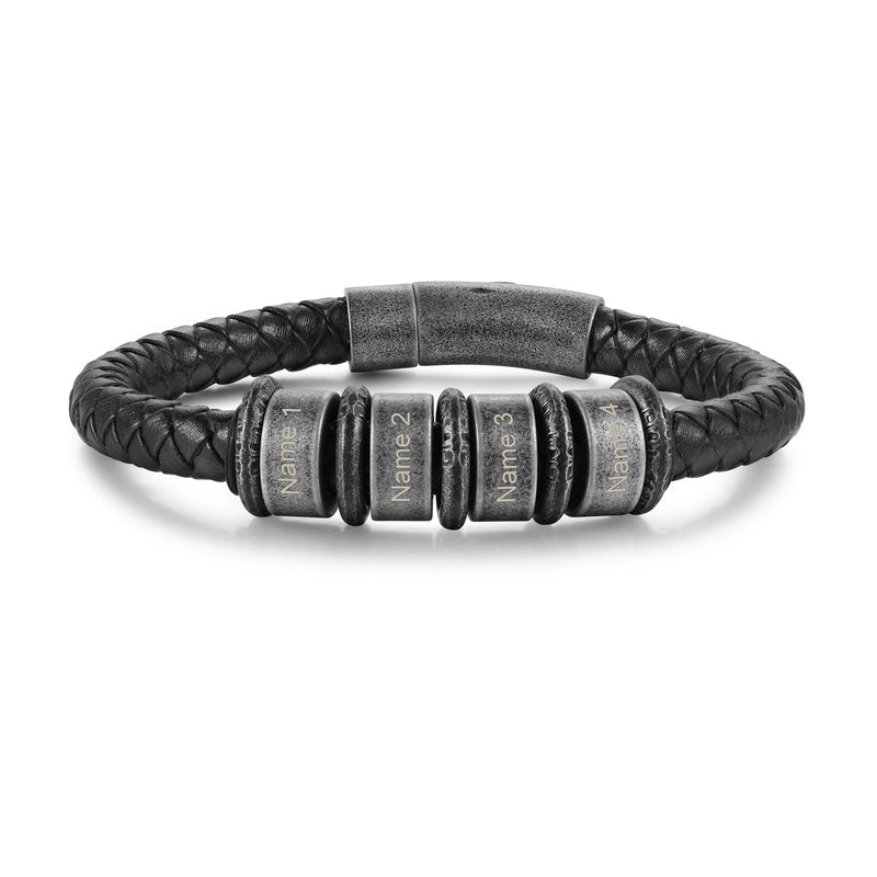 Custom Men Leather Bracelet