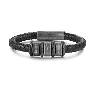 Custom Men Leather Bracelet
