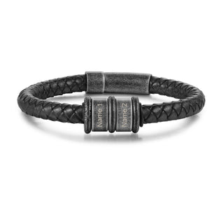 Custom Men Leather Bracelet