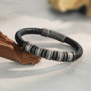 Custom Men Leather Bracelet