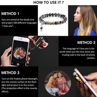Custom Photo Projection Bracelet