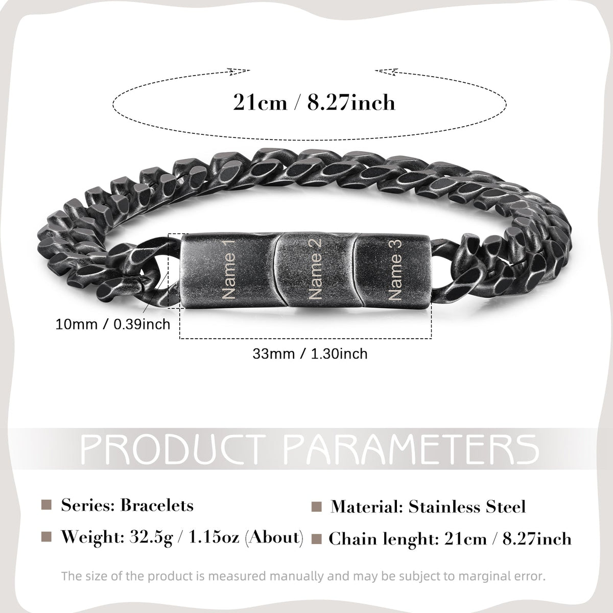 Custom Stainless Steel Bracelet