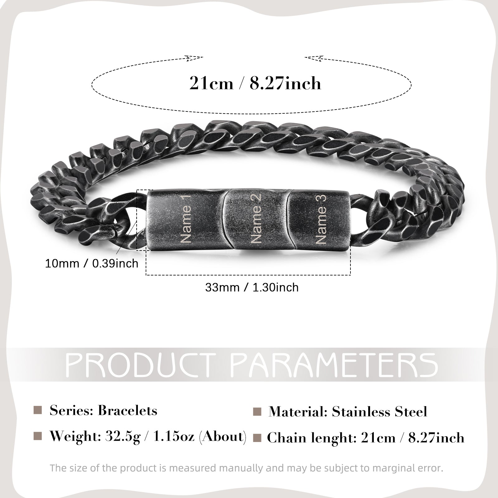 Custom Stainless Steel Bracelet