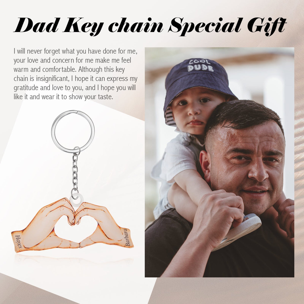 Custom Name Keychain