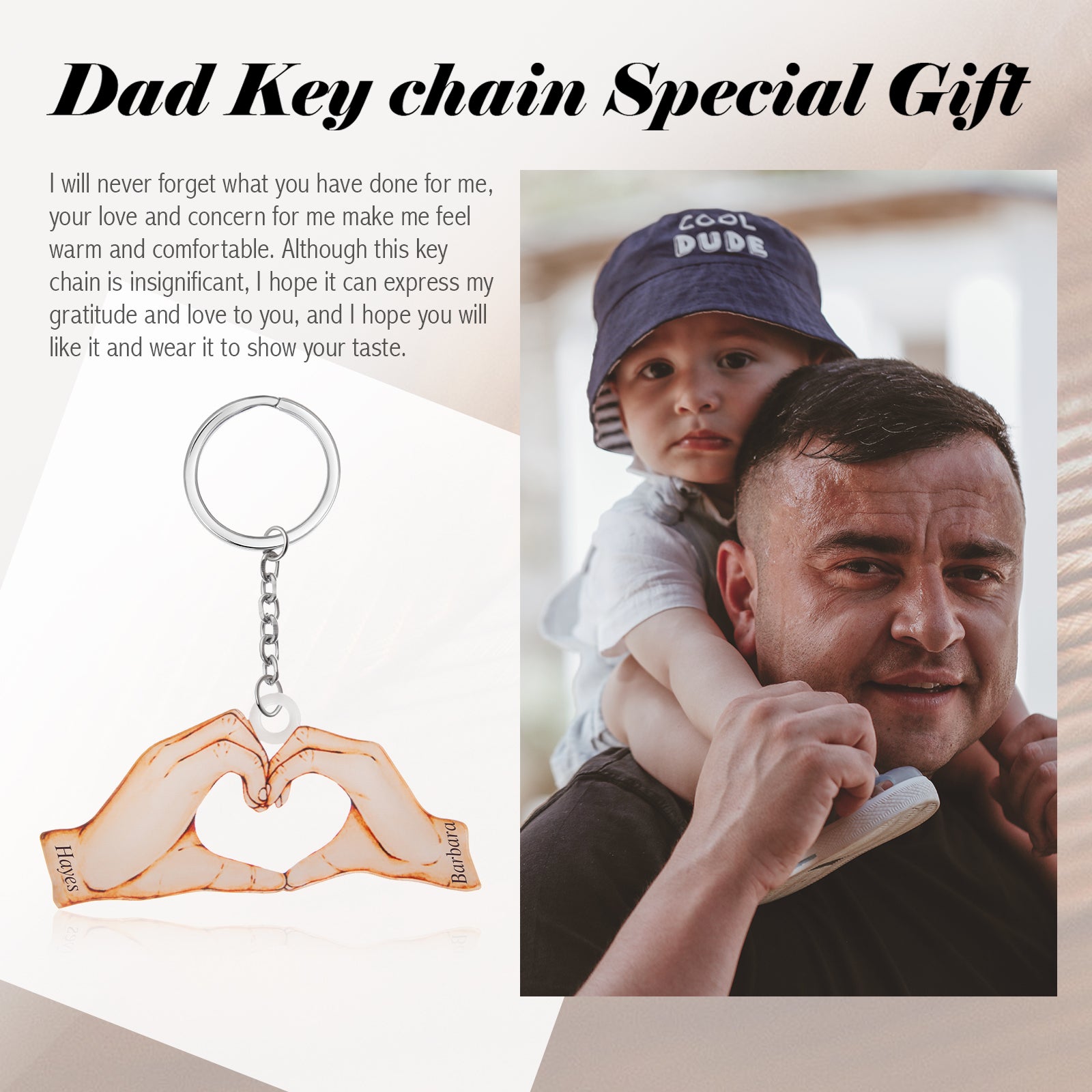Custom Name Keychain