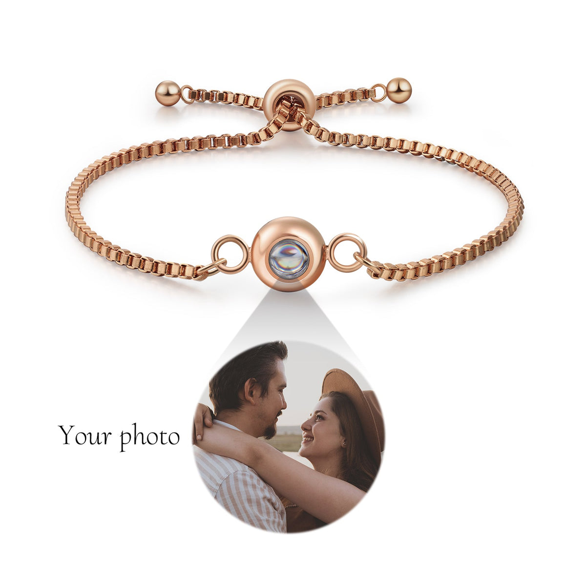 Custom Photo Projection Bracelet