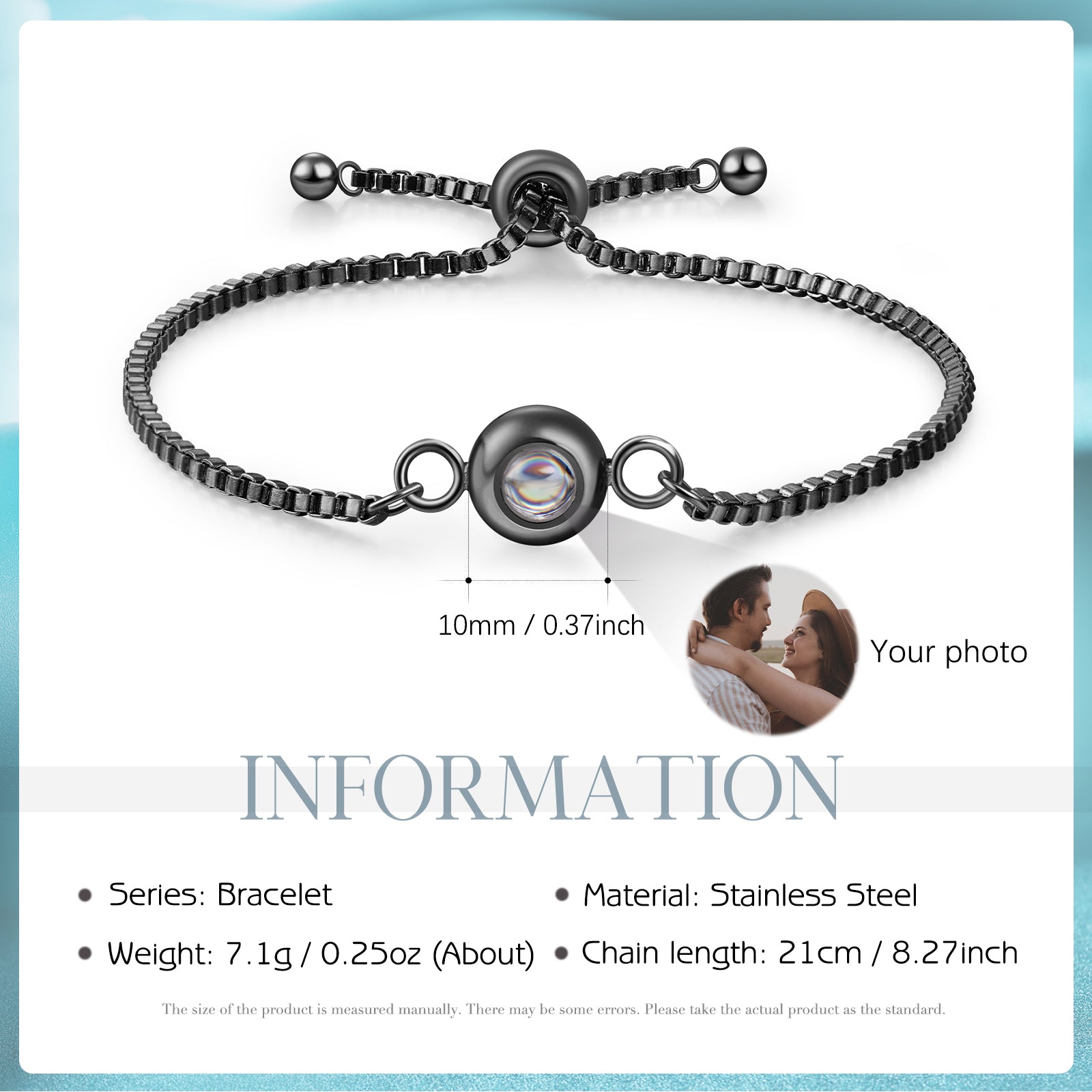 Custom Photo Projection Bracelet