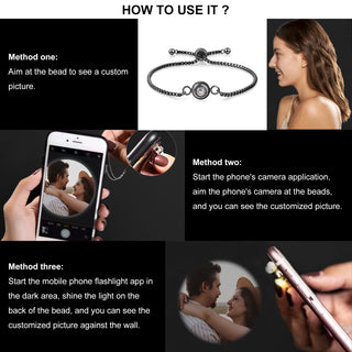 Custom Photo Projection Bracelet