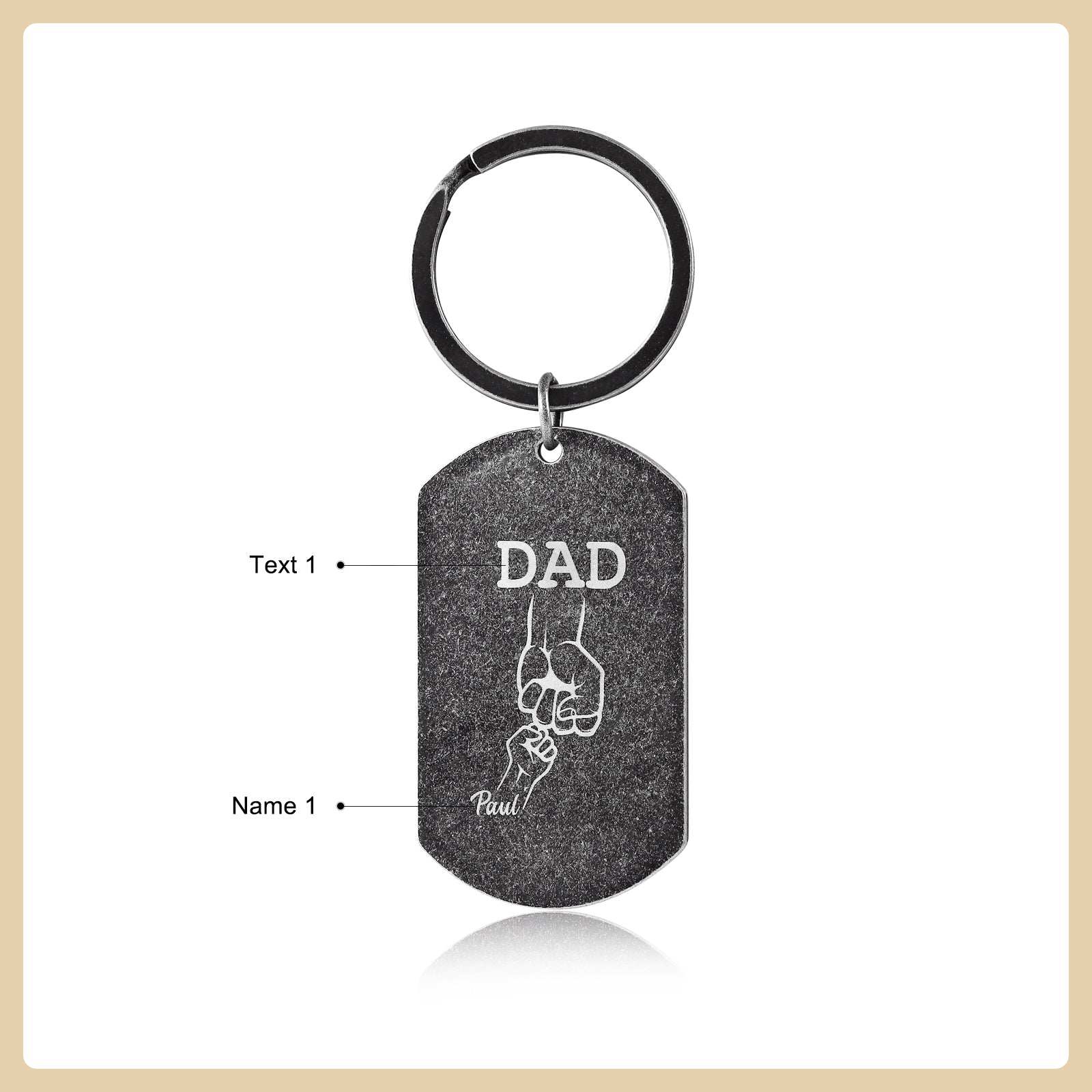 Custom Name Keychain