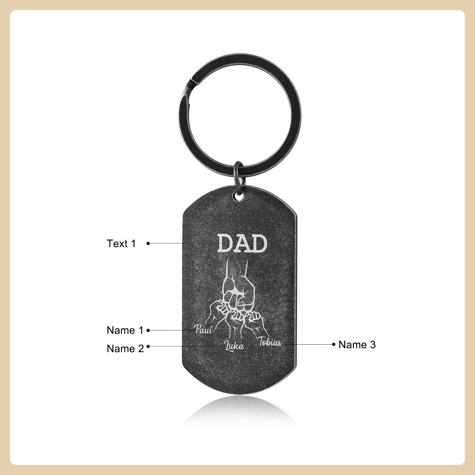 Custom Name Keychain