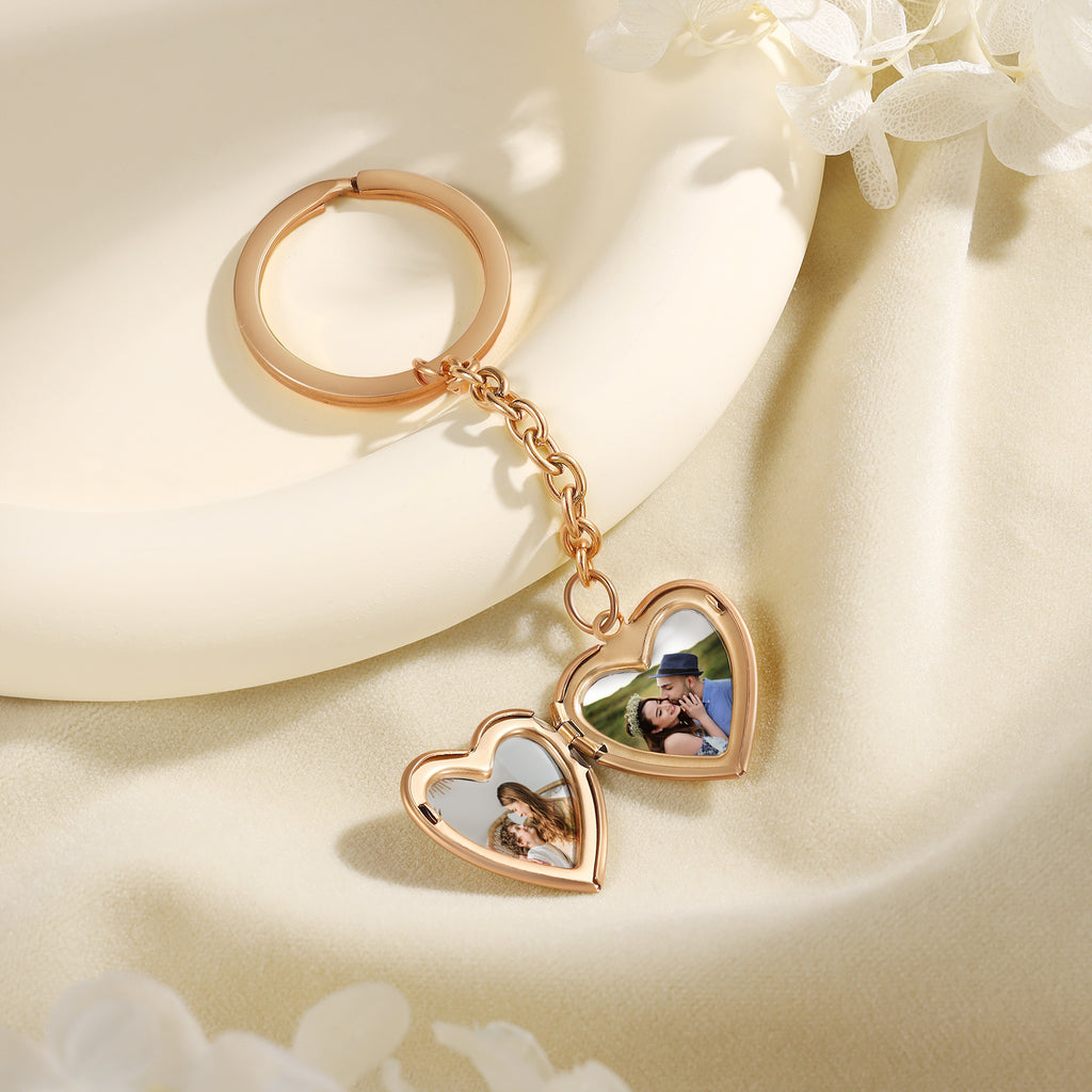 Custom Heart Keychain