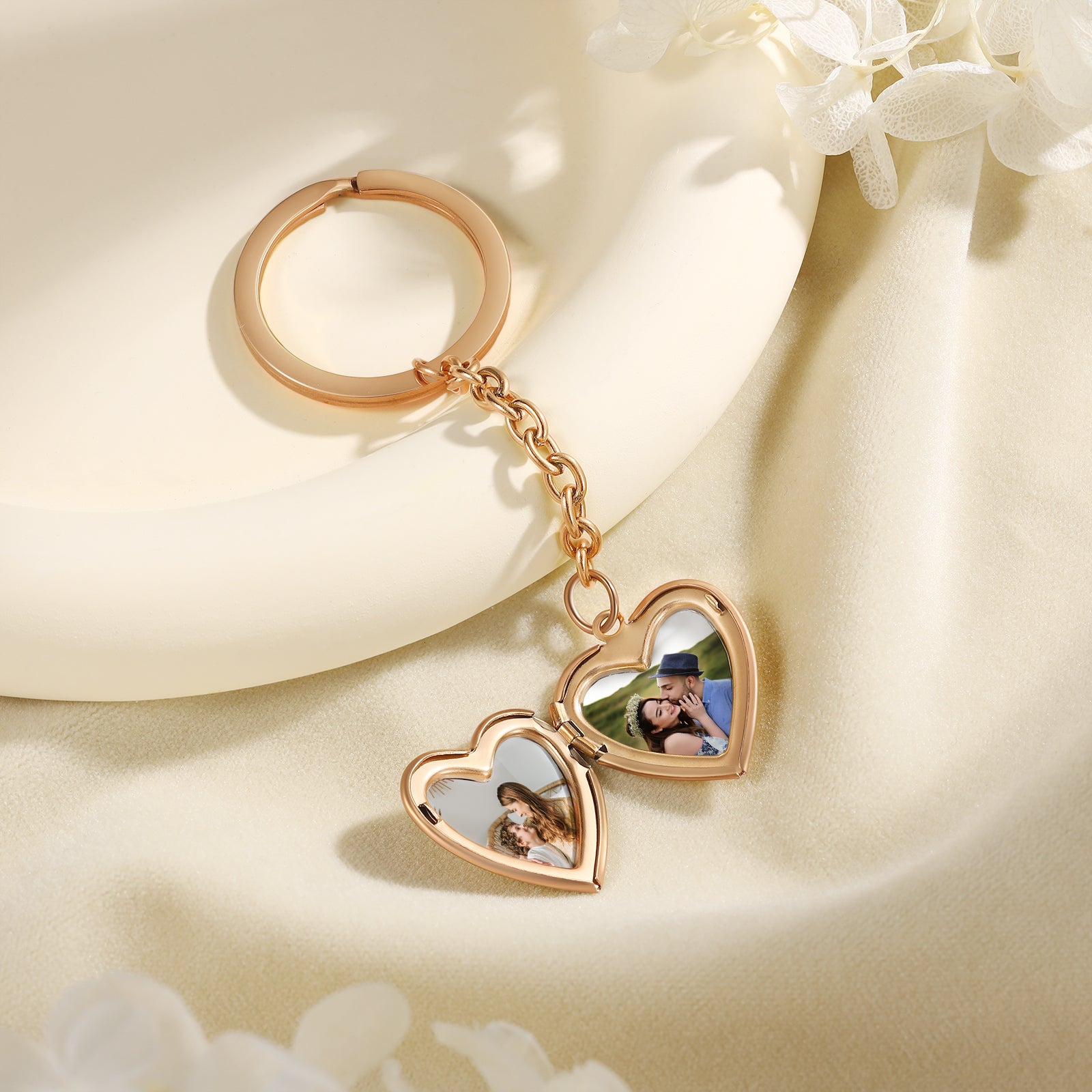 Custom Heart Keychain