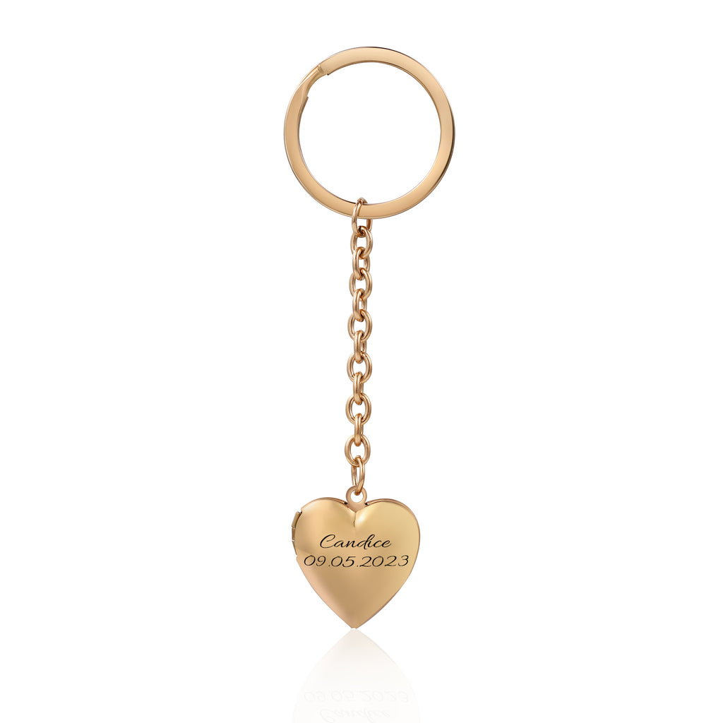 Custom Heart Keychain