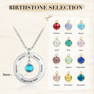Custom Birthstone Necklace