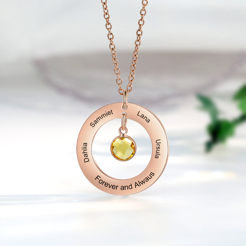 Custom Birthstone Necklace