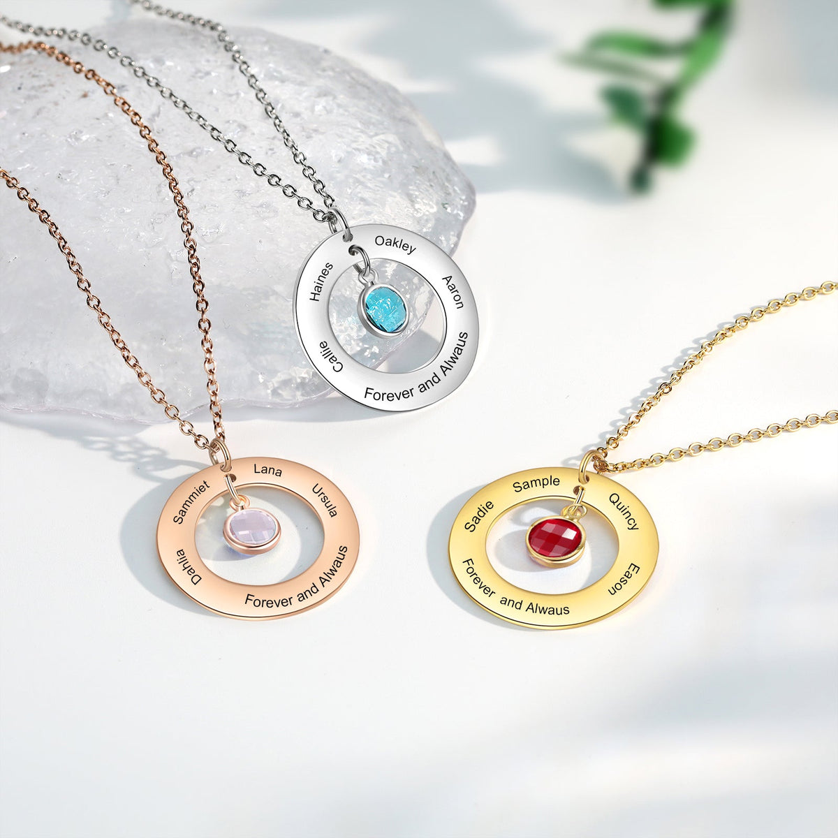 Custom Birthstone Necklace