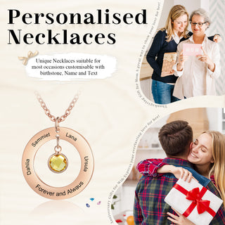 Custom Birthstone Necklace