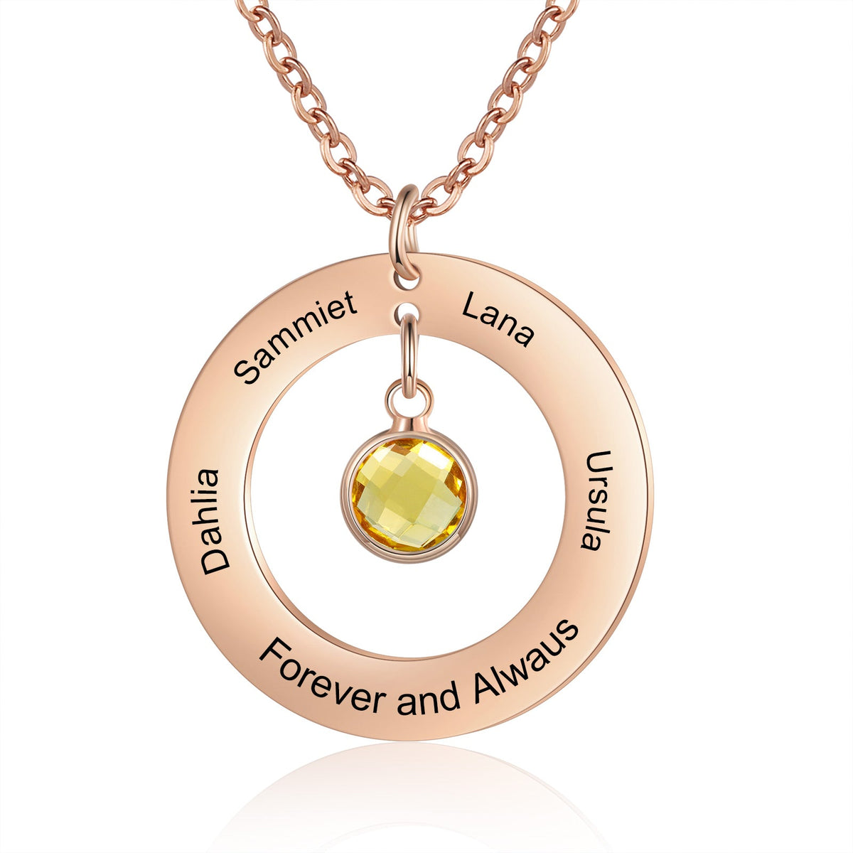 Custom Birthstone Necklace