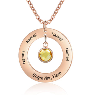 Custom Birthstone Necklace