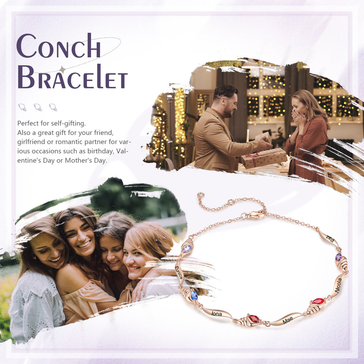 Custom Birthstone Bracelet
