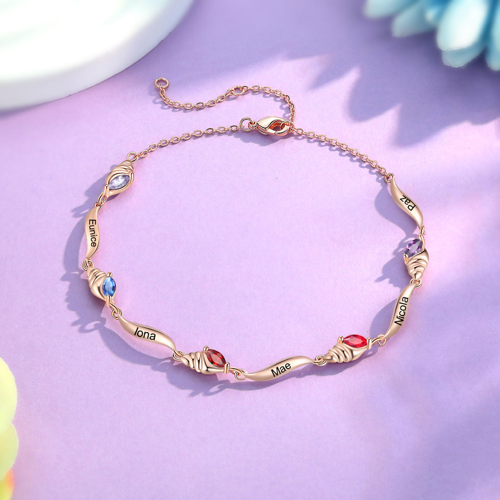 Custom Birthstone Bracelet
