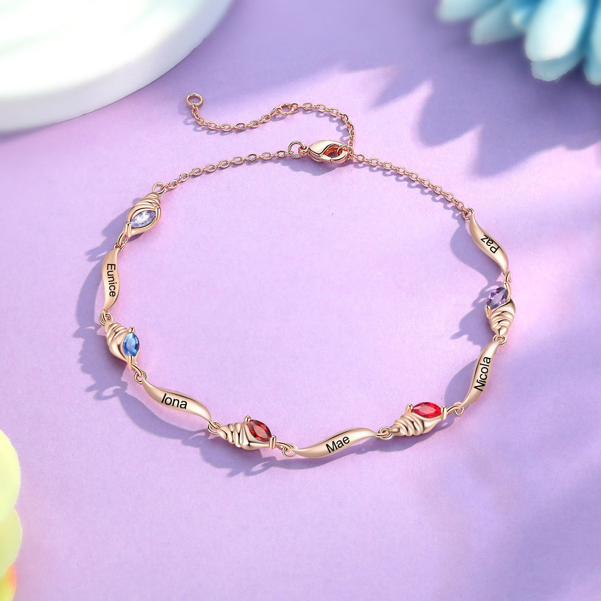 Custom Birthstone Bracelet