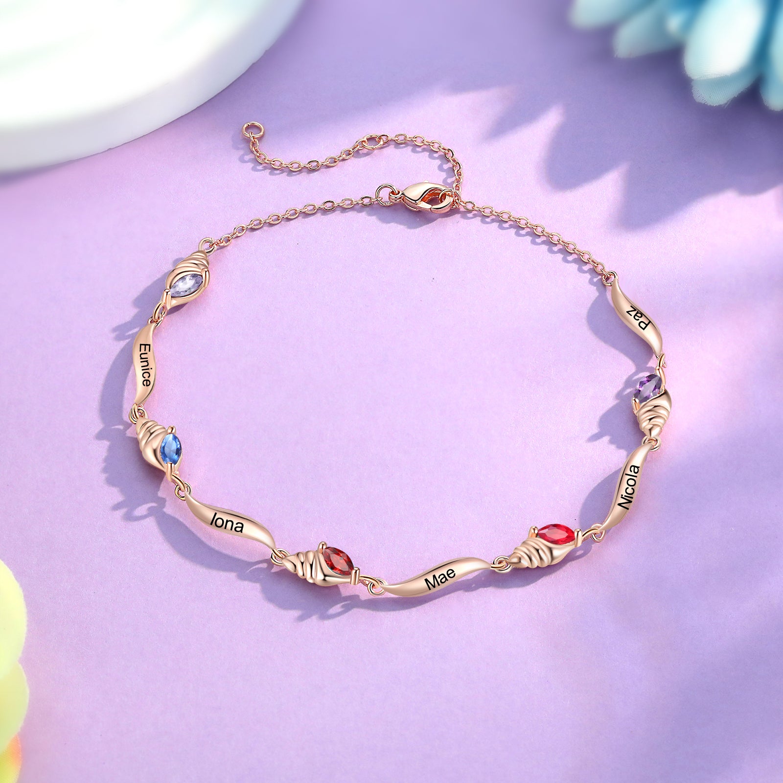 Custom Birthstone Bracelet