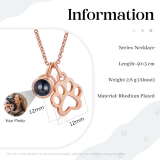 Custom Photo Projection Necklace
