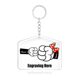 Stainless Steel Custom Name Keychain