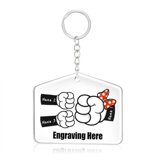 Stainless Steel Custom Name Keychain