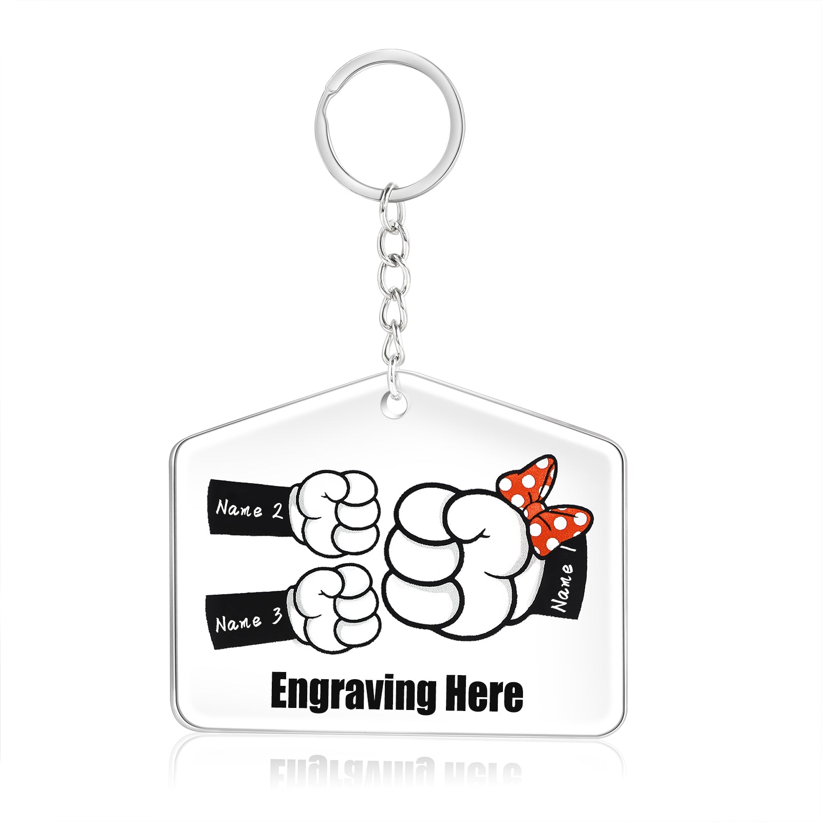Stainless Steel Custom Name Keychain