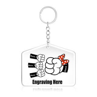 Stainless Steel Custom Name Keychain