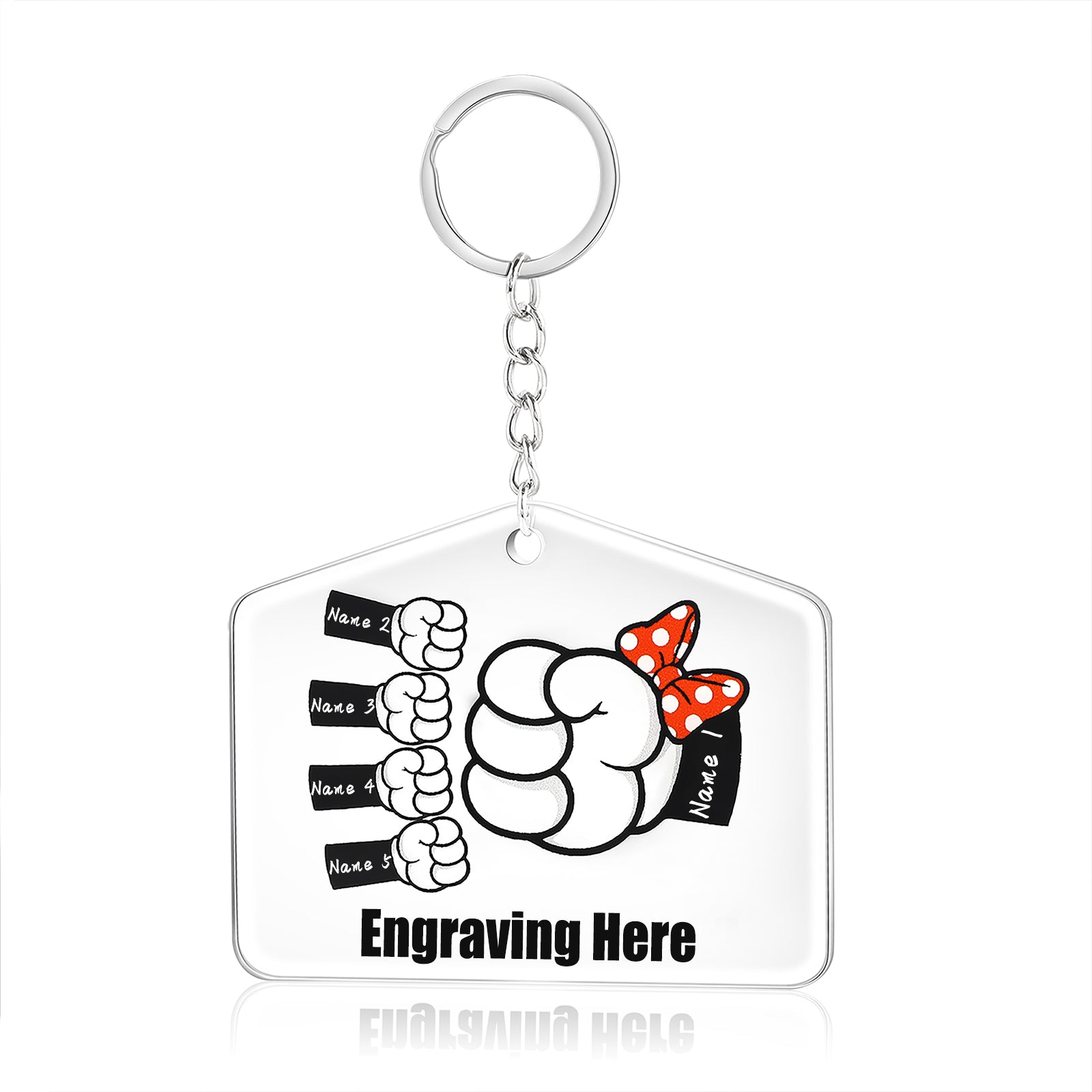 Stainless Steel Custom Name Keychain