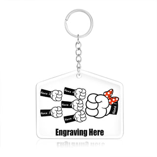 Stainless Steel Custom Name Keychain