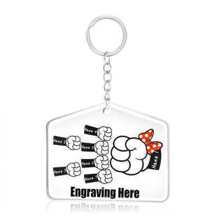 Stainless Steel Custom Name Keychain