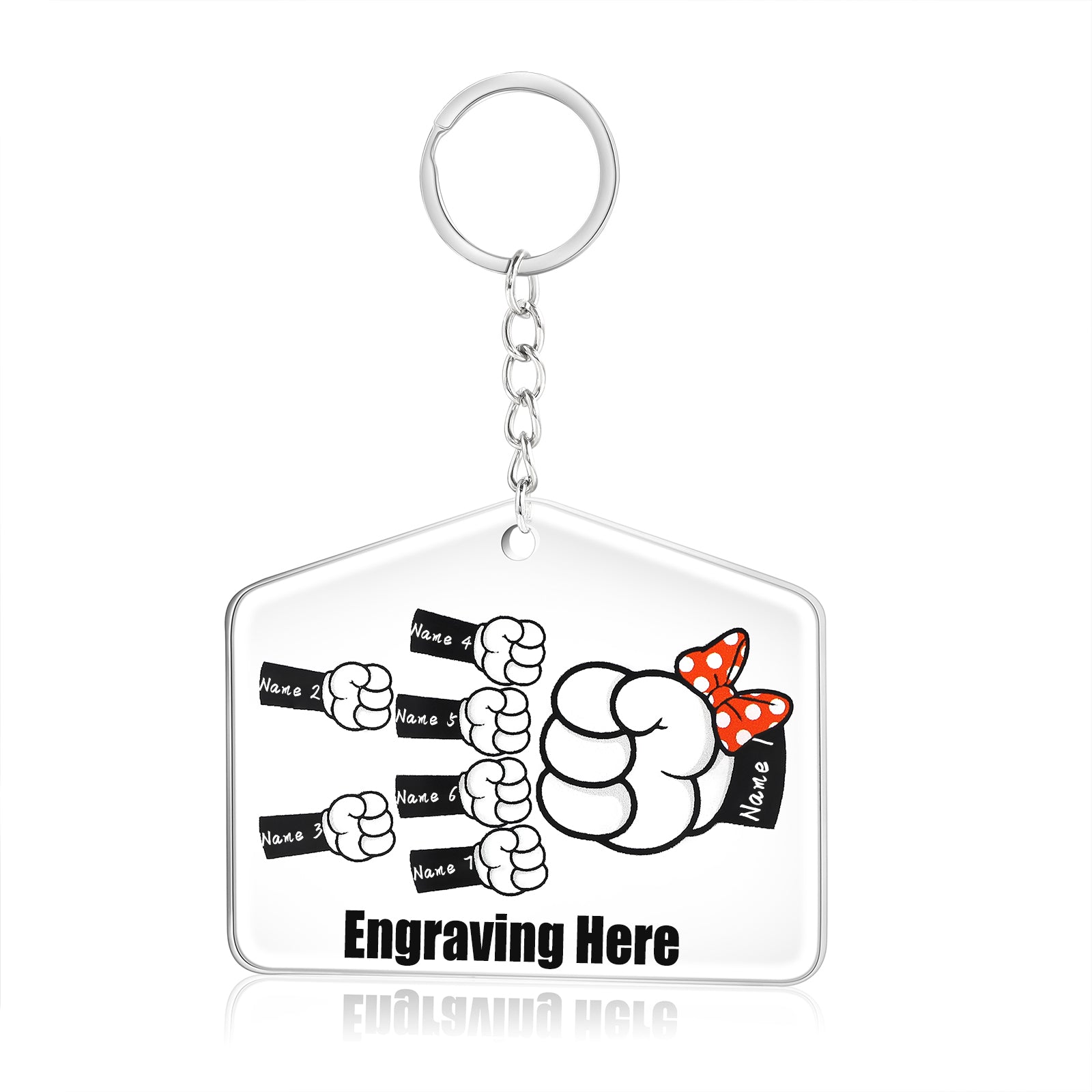 Stainless Steel Custom Name Keychain
