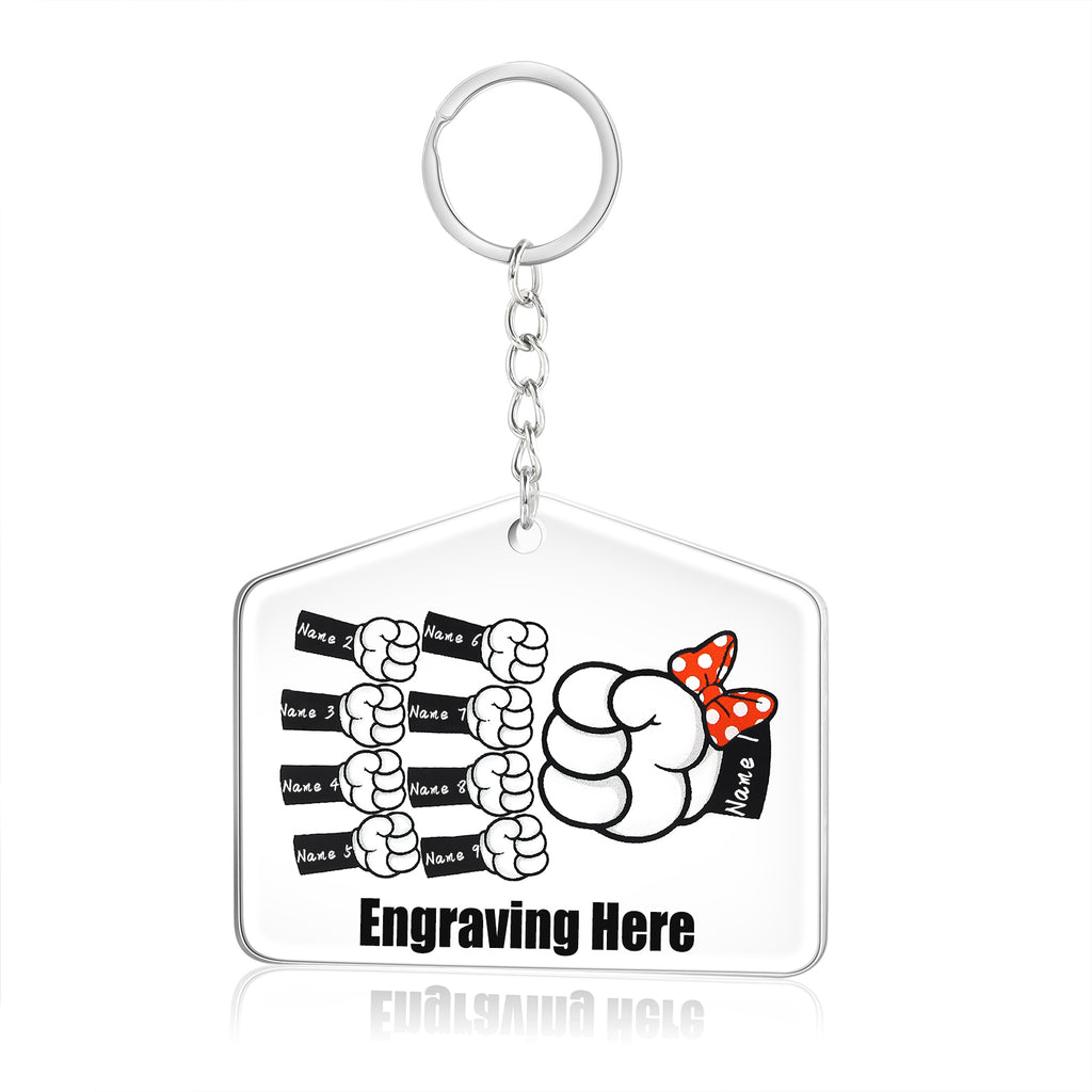 Stainless Steel Custom Name Keychain
