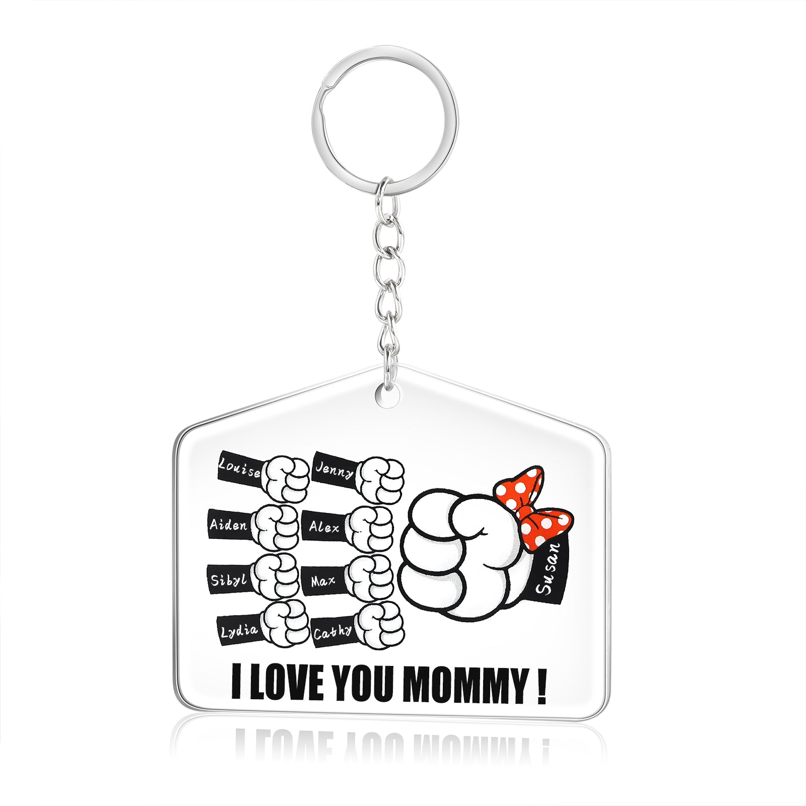 Stainless Steel Custom Name Keychain