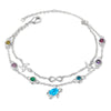 Custom Birthstone Turtle Bracelet