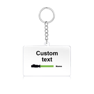 Custom Square Keychain