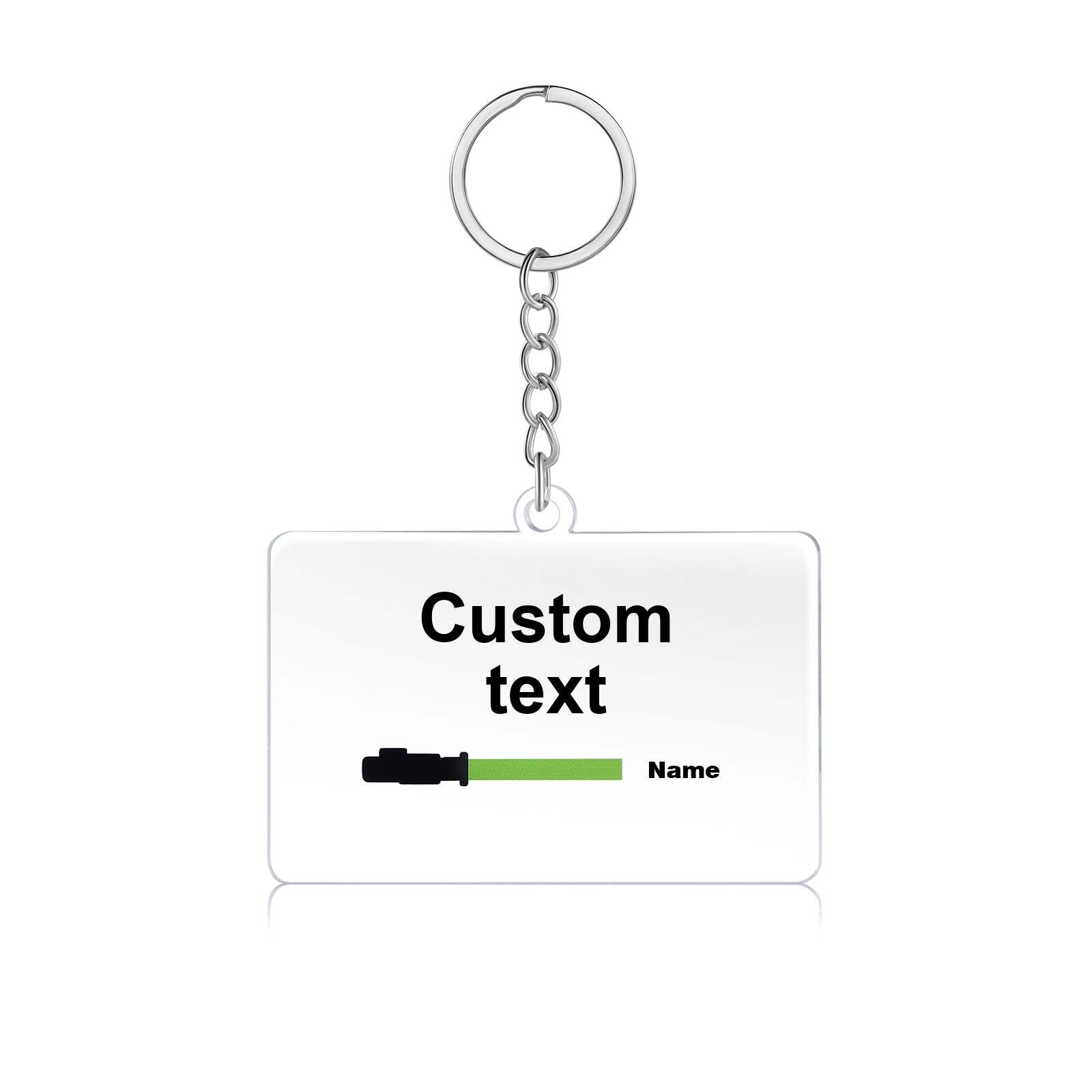 Custom Square Keychain