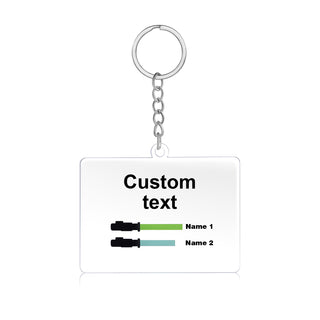 Custom Square Keychain