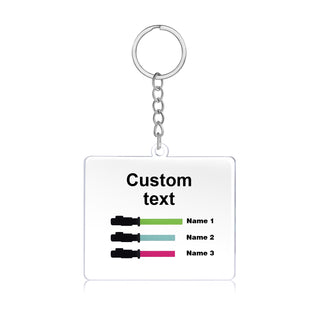 Custom Square Keychain